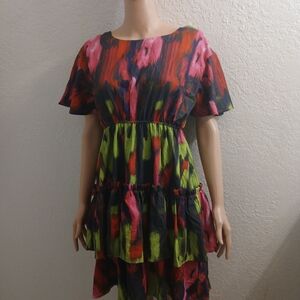 Colorful Abstract Women's Mini Dress